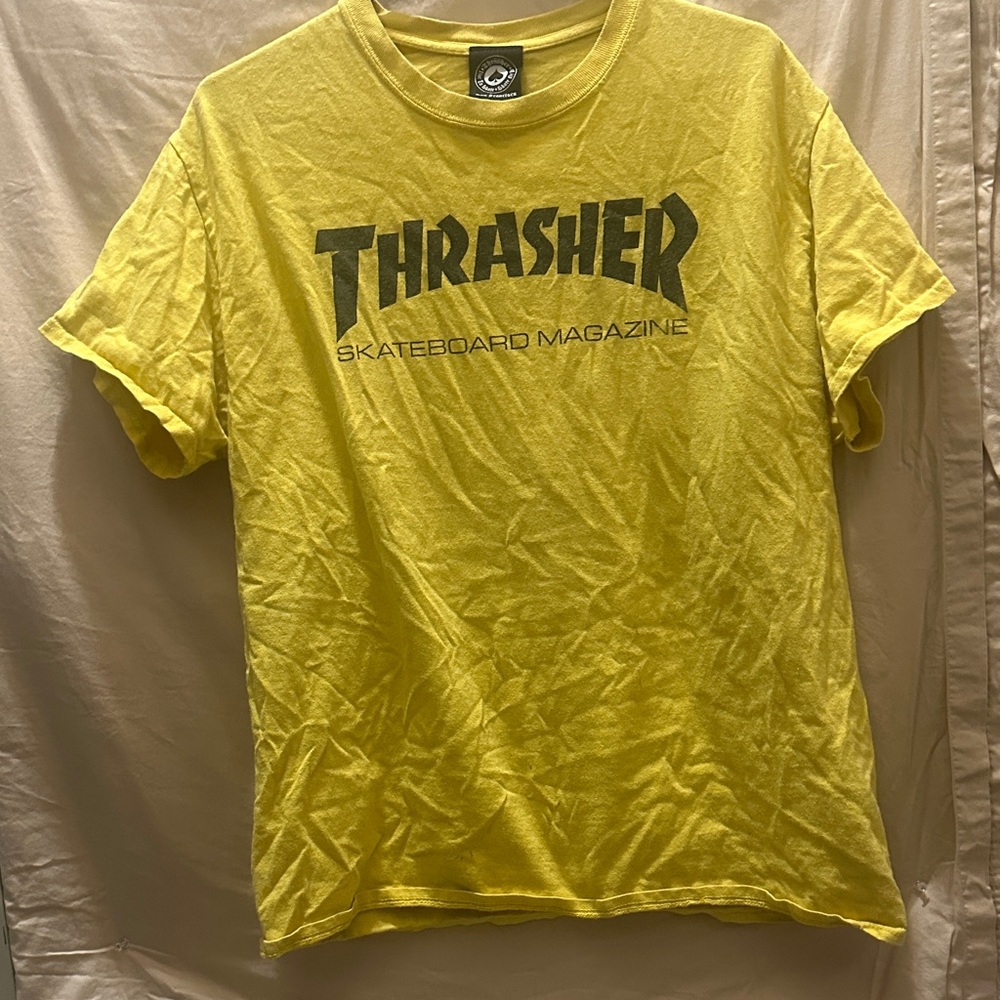 Thrasher Bright Yellow Short Sleeve Tee